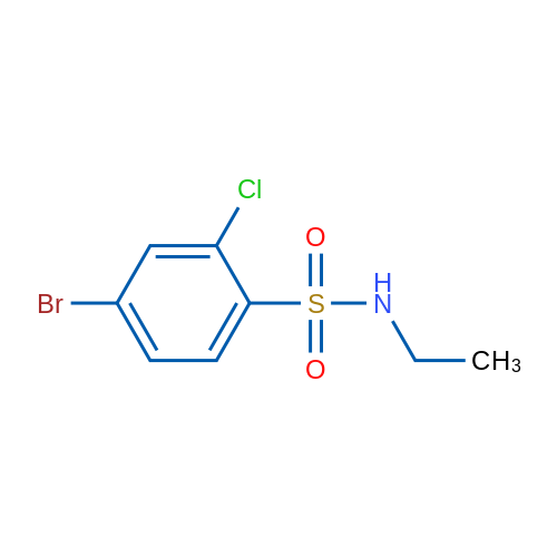 4-Bromo-2-chloro-n-ethylbenzene-1-sulfonamide 100mg