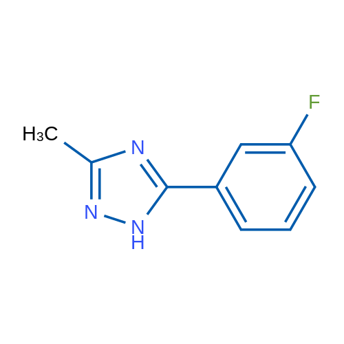 5-(3-Fluorophenyl)-3-methyl-1H-1,2,4-triazole 1g