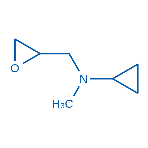 N-Methyl-N-(oxiran-2-ylmethyl)cyclopropanamine 50mg