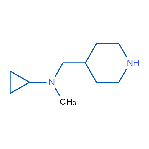 N-Methyl-N-(piperidin-4-ylmethyl)cyclopropanamine 1g
