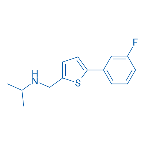 {[5-(3-fluorophenyl)thiophen-2-yl]methyl}(propan-2-yl)amine 1g