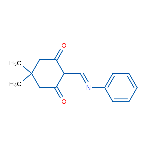 5,5-Dimethyl-2-[(1E)-(phenylimino)methyl]cyclohexane-1,3-dione 1g