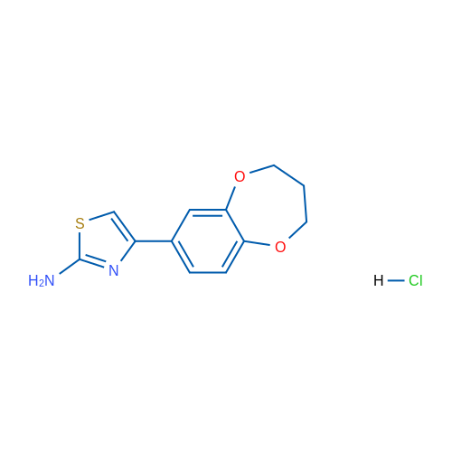 4-(3,4-Dihydro-2H-benzo[b][1,4]dioxepin-7-yl)thiazol-2-amine hydrochloride 1g
