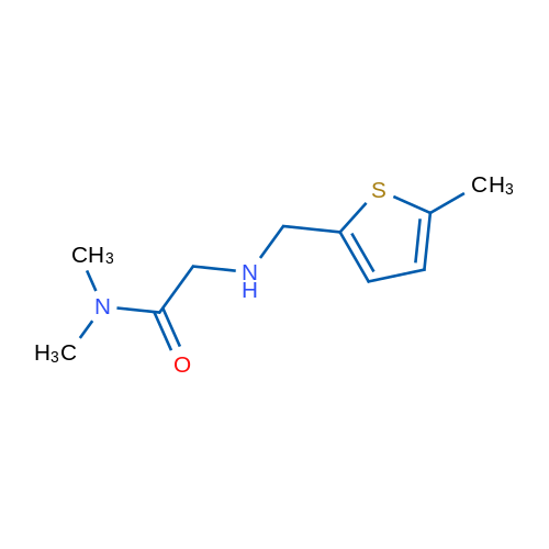N,N-Dimethyl-2-{[(5-methylthiophen-2-yl)methyl]amino}acetamide 1g