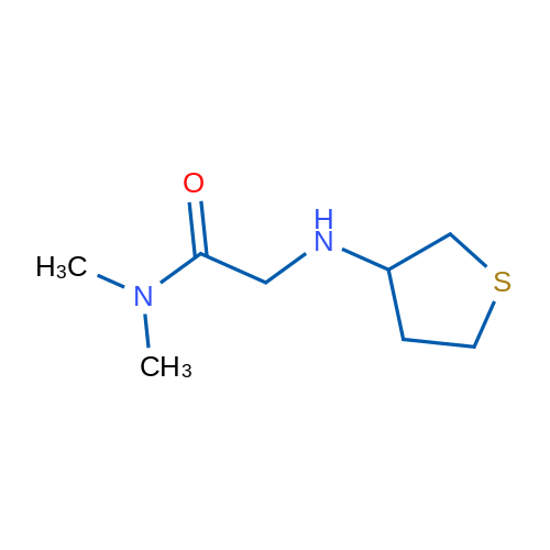 N,N-Dimethyl-2-((tetrahydrothiophen-3-yl)amino)acetamide 5g