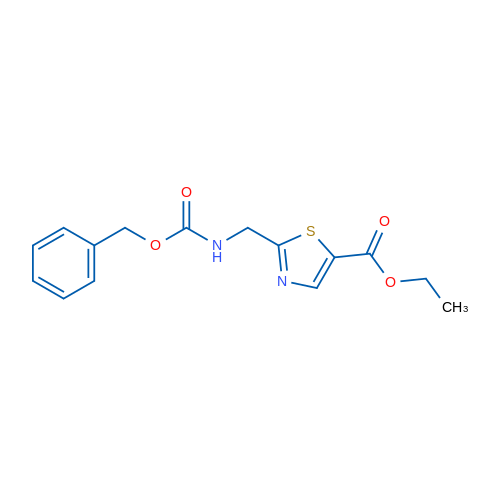 Ethyl 2-((((benzyloxy)carbonyl)amino)methyl)thiazole-5-carboxylate 1g