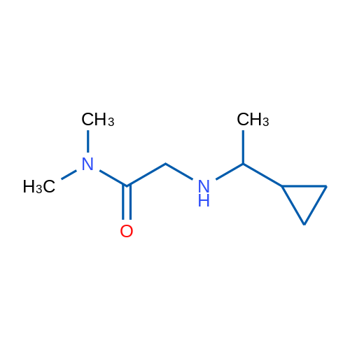 2-[(1-Cyclopropylethyl)amino]-N,N-dimethylacetamide 1g