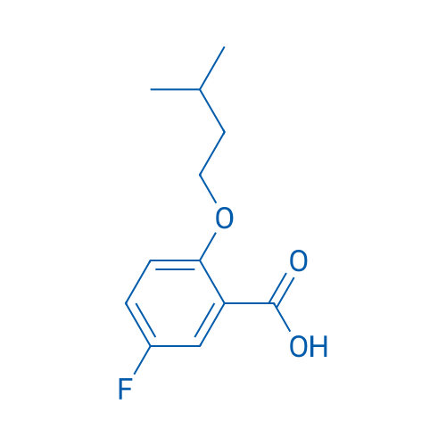 5-Fluoro-2-(isopentyloxy)benzoic acid 1g