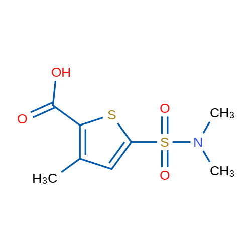 5-(Dimethylsulfamoyl)-3-methylthiophene-2-carboxylic acid 1g