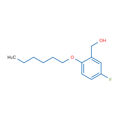 (5-Fluoro-2-(hexyloxy)phenyl)methanol 1g