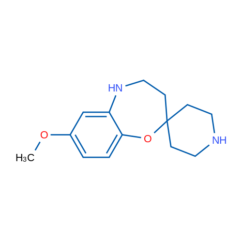 7-Methoxy-4,5-dihydro-3H-spiro[benzo[b][1,4]oxazepine-2,4'-piperidine] 1g