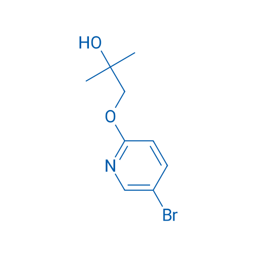 1-((5-Bromopyridin-2-yl)oxy)-2-methylpropan-2-ol 250mg