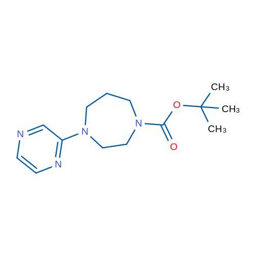 tert-Butyl 4-(pyrazin-2-yl)-1,4-diazepane-1-carboxylate 1g