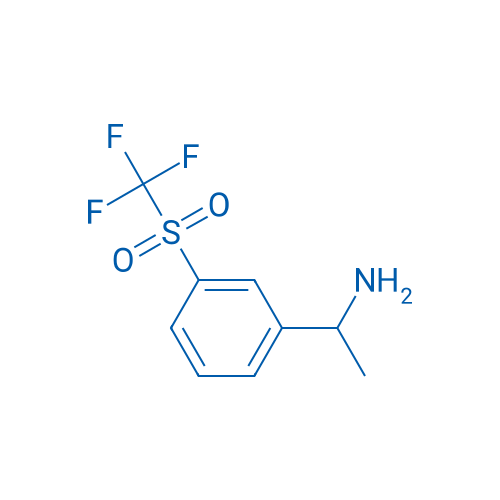 1-(3-Trifluoromethanesulfonylphenyl)ethan-1-amine 1g