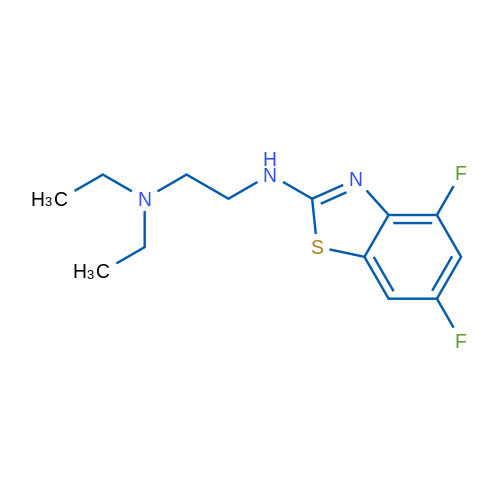 N'-(4,6-difluoro-1,3-benzothiazol-2-yl)-N,N-diethylethane-1,2-diamine 250mg