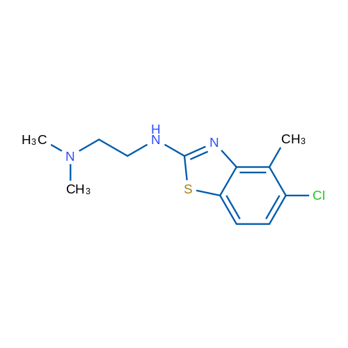 N'-(5-chloro-4-methyl-1,3-benzothiazol-2-yl)-N,N-dimethylethane-1,2-diamine 10g