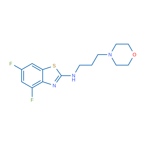 4,6-difluoro-N-(3-morpholinopropyl)benzo[d]thiazol-2-amine 1g
