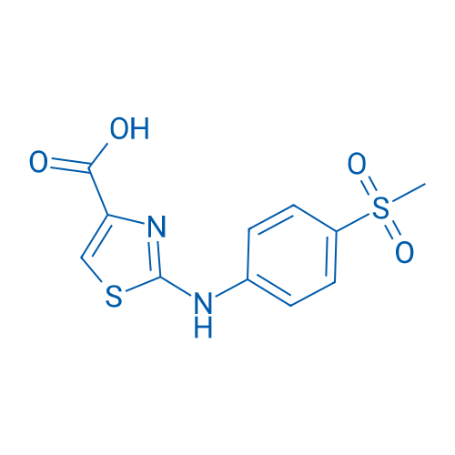 4-Thiazolecarboxylic acid, 2-[[4-(methylsulfonyl)phenyl]amino]- 10g