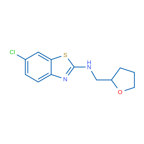 6-chloro-N-(tetrahydrofuran-2-ylmethyl)-1,3-benzothiazol-2-amine 5g