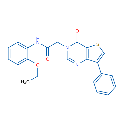 N-(2-Ethoxyphenyl)-2-{4-oxo-7-phenyl-3H,4H-thieno[3,2-d]pyrimidin-3-yl}acetamide 1g