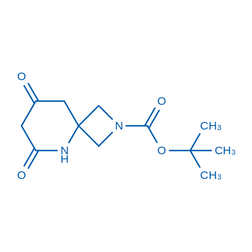 tert-Butyl 6,8-dioxo-2,5-diazaspiro[3.5]nonane-2-carboxylate 250mg