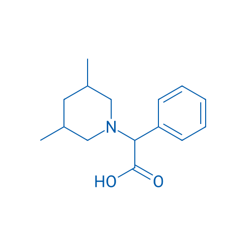 2-(3,5-Dimethylpiperidin-1-yl)-2-phenylacetic acid 1g