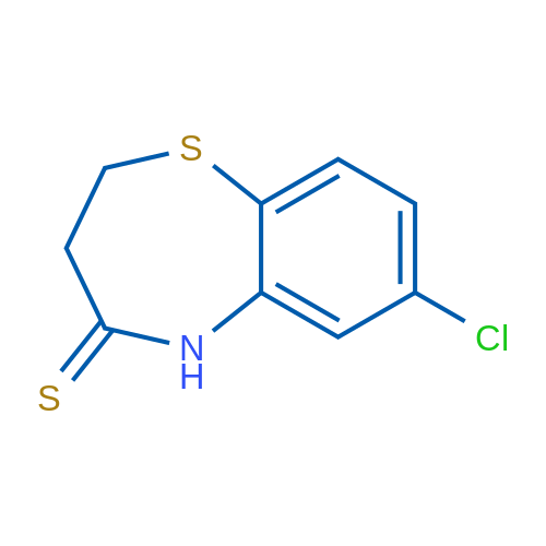 7-Chloro-2,3,4,5-tetrahydro-1,5-benzothiazepine-4-thione 1g