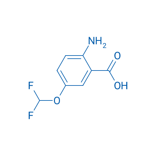 2-Amino-5-(difluoromethoxy)benzoic acid 250mg