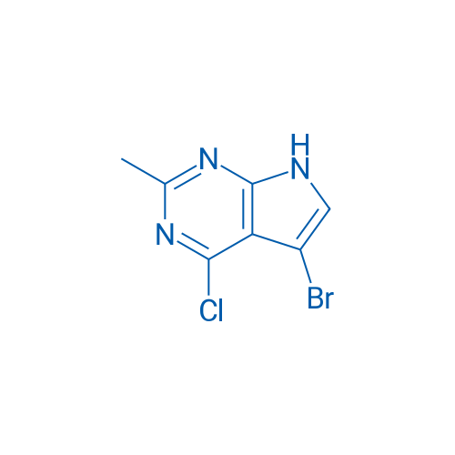 5-Bromo-4-chloro-2-methyl-7H-pyrrolo[2,3-d]pyrimidine 250mg