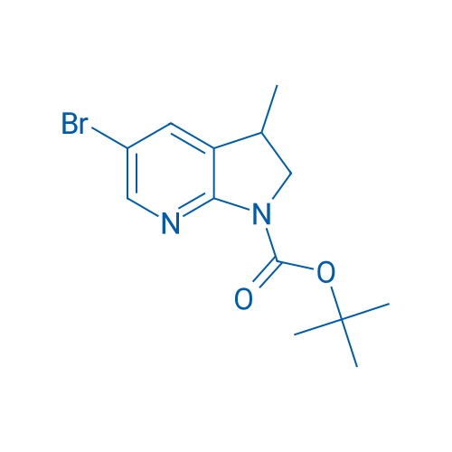 tert-Butyl 5-bromo-3-methyl-2,3-dihydro-1H-pyrrolo[2,3-b]pyridine-1-carboxylate 250mg