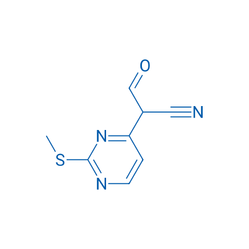 2-(2-(Methylthio)pyrimidin-4-yl)-3-oxopropanenitrile 250mg