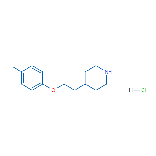 4-(2-(4-Iodophenoxy)ethyl)piperidine hydrochloride 1g