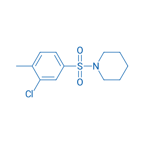 1-((3-Chloro-4-methylphenyl)sulfonyl)piperidine 250mg