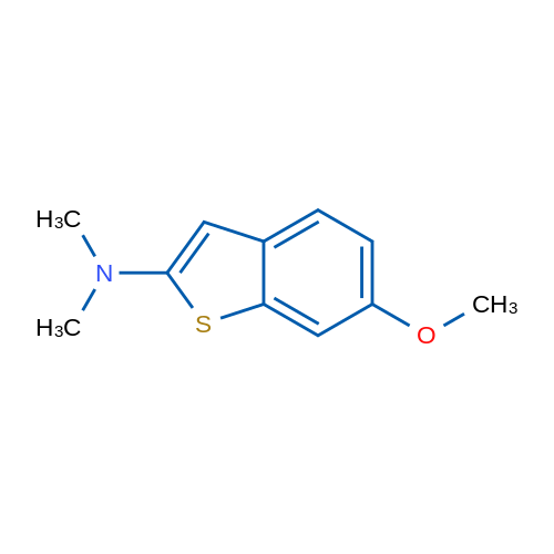6-Methoxy-N,N-dimethylbenzo[b]thiophen-2-amine 1g