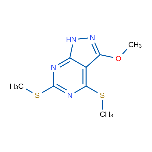 3-methoxy-4,6-bis(methylthio)-1H-pyrazolo[3,4-d]pyrimidine 1g
