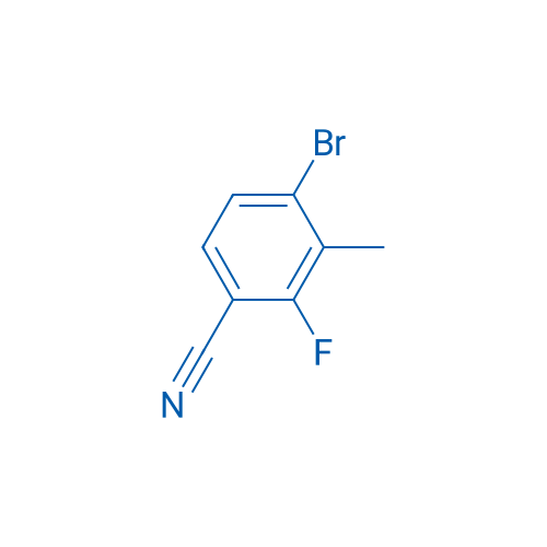 4-Bromo-2-fluoro-3-methylbenzonitrile 250mg