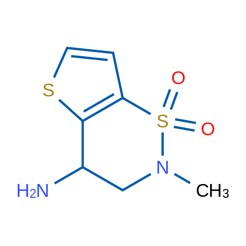 4-Amino-2-methyl-3,4-dihydro-2H-thieno[2,3-e][1,2]thiazine 1,1-dioxide 1g