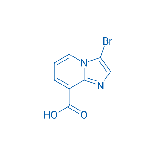 3-Bromoimidazo[1,2-a]pyridine-8-carboxylic acid 250mg