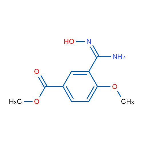 Methyl 3-(N'-hydroxycarbamimidoyl)-4-methoxybenzoate 1g