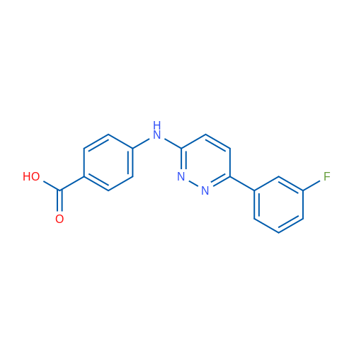 4-((6-(3-Fluorophenyl)pyridazin-3-yl)amino)benzoic acid 1g