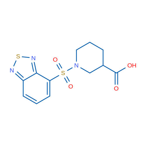1-(Benzo[c][1,2,5]thiadiazol-4-ylsulfonyl)piperidine-3-carboxylic acid 1g