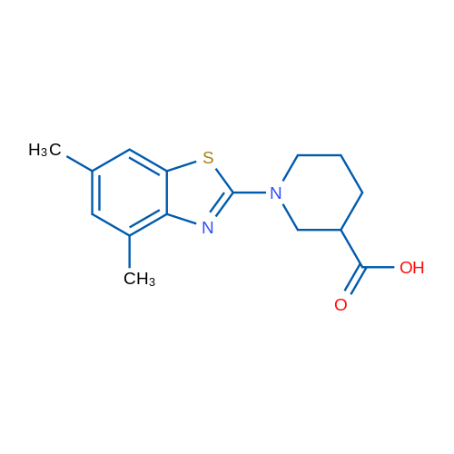 1-(4,6-Dimethylbenzo[d]thiazol-2-yl)piperidine-3-carboxylic acid 5g