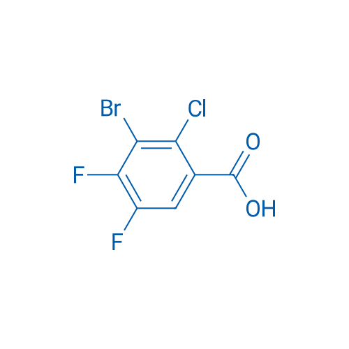 3-Bromo-2-chloro-4,5-difluorobenzoic acid 1g