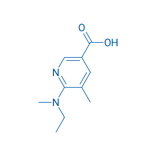 6-(Ethyl(methyl)amino)-5-methylnicotinic acid 100mg