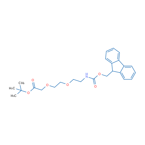 tert-Butyl 1-(9H-fluoren-9-yl)-3-oxo-2,7,10-trioxa-4-azadodecan-12-oate 250mg
