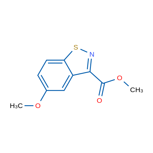 5-Methoxy-benzo[d]isothiazole-3-carboxylic acid methyl ester 1g