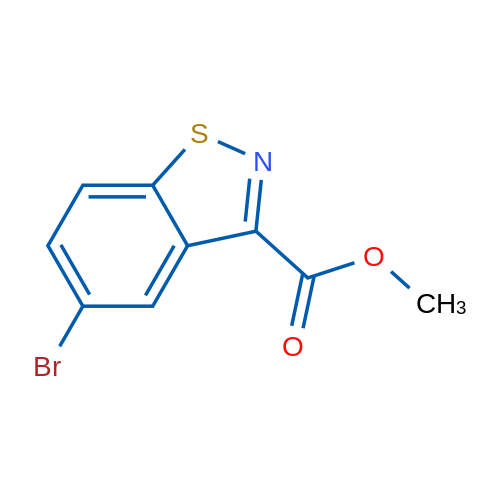 5-Bromo-benzo[d]isothiazole-3-carboxylic acid methyl ester 250mg