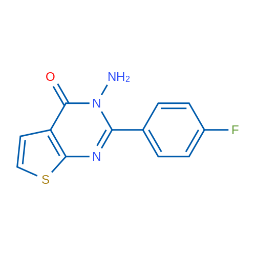 3-Amino-2-(4-fluorophenyl)thieno[2,3-d]pyrimidin-4(3H)-one 1g