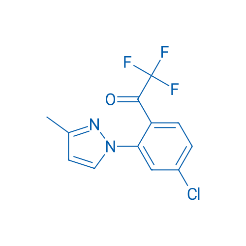 1-(4-Chloro-2-(3-methyl-1H-pyrazol-1-yl)phenyl)-2,2,2-trifluoroethanone 5g