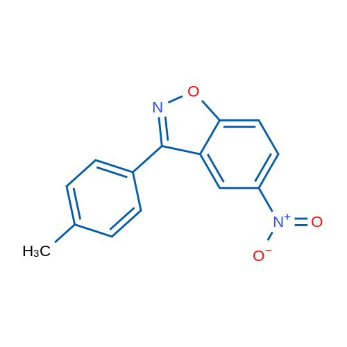 5-Nitro-3-(p-tolyl)benzo[d]isoxazole 1g
